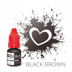 Пігмент для татуажа  WizArt Organic Black Brown 5 мл