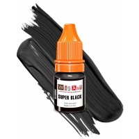 Пигмент для татуажа  WizArt CLASSIC Super Black 10 мл