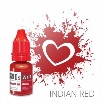 Пігмент для татуажу  WizArt Organic Indian Red 10 мл