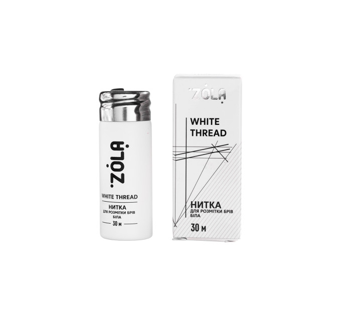 Нить для эскиза бровей белая Zola
