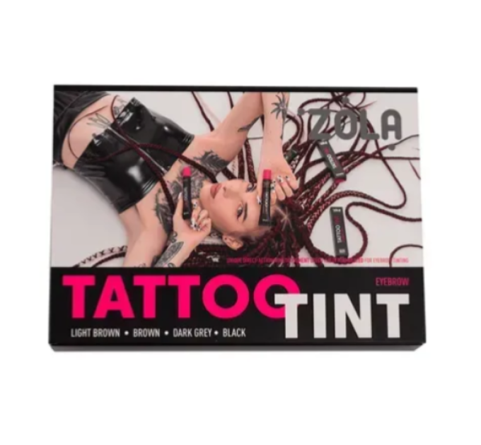 Zola Набір фарб для брів та вій Tattoo Tint Kit 4 x 15 мл