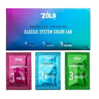 ZOLA Color Lab Набір для ламінування в саше, 3 в 1  1 мл