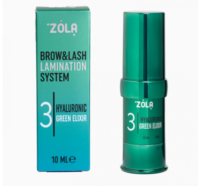 ZOLA Color Lab Склад для ламінування 03 Hyaluronic Green Elixir