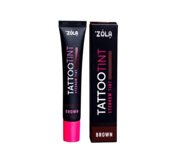 Zola Фарба Tattoo Tint для брів та вій Brown 15 мл