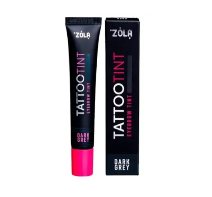 Zola Фарба Tattoo Tint для брів та вій Dark-Grey 15 мл