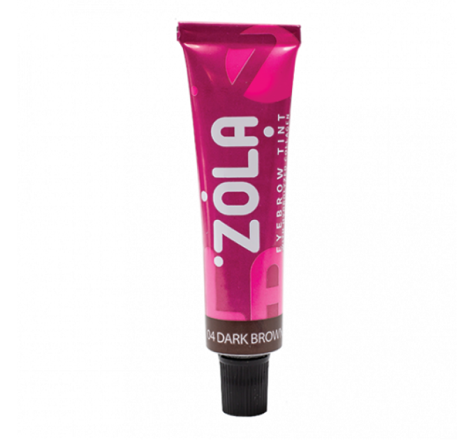 Фарба для брів з колагеном 04 Dark Brown 15 ml