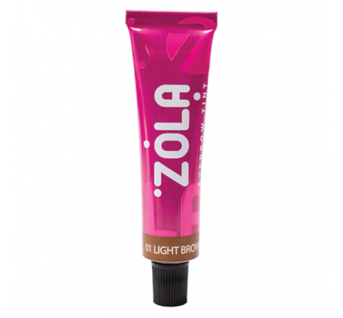 Фарба для брів з колагеном 01 Light brown15 ml